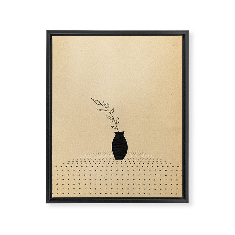 Vase and plant Framed Canvas Print Gallery Image 6