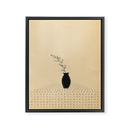 Vase and plant Framed Canvas Print Gallery Image 6