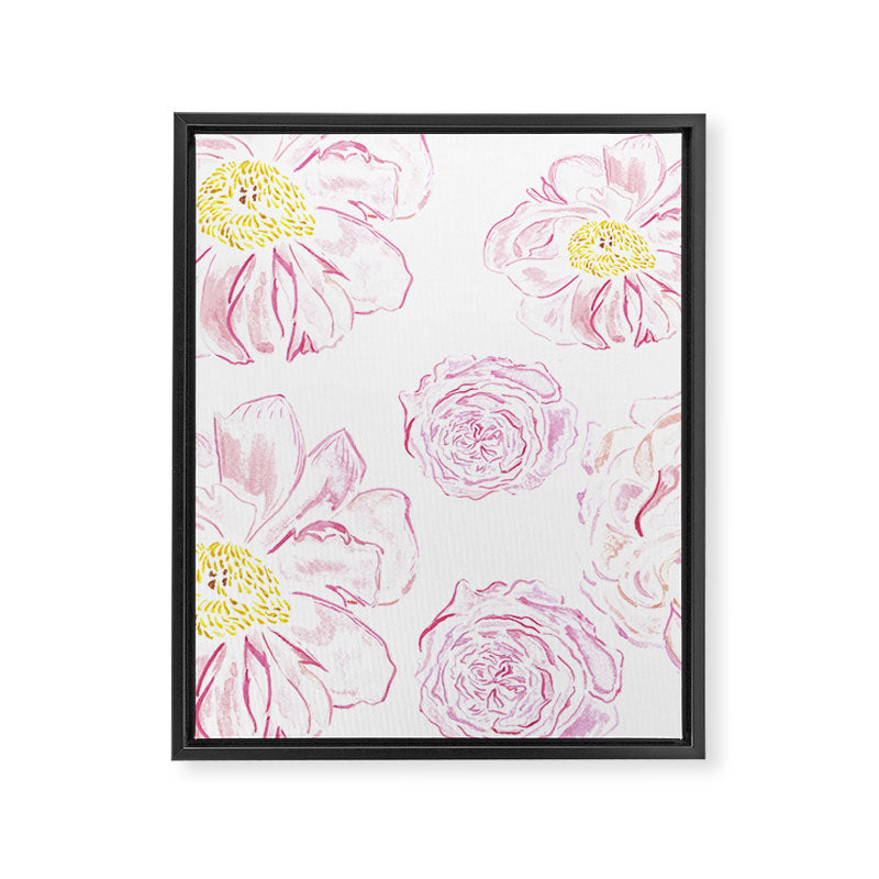 Abstract Flowers #society6 #buyart Framed Canvas Print Gallery Image 8
