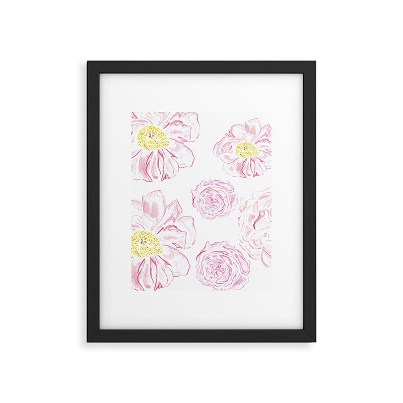 Abstract Flowers #society6 #buyart Framed Art Print Gallery Image 6