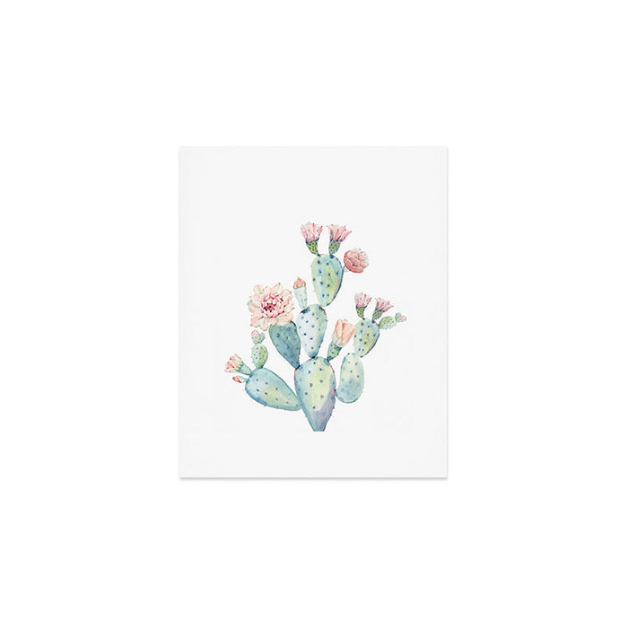 Cactus 2  White #society6 #buyart Art Print Gallery Image 1