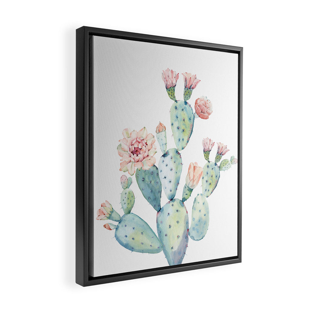 Cactus 2  White #society6 #buyart Framed Canvas Print Gallery Image 2