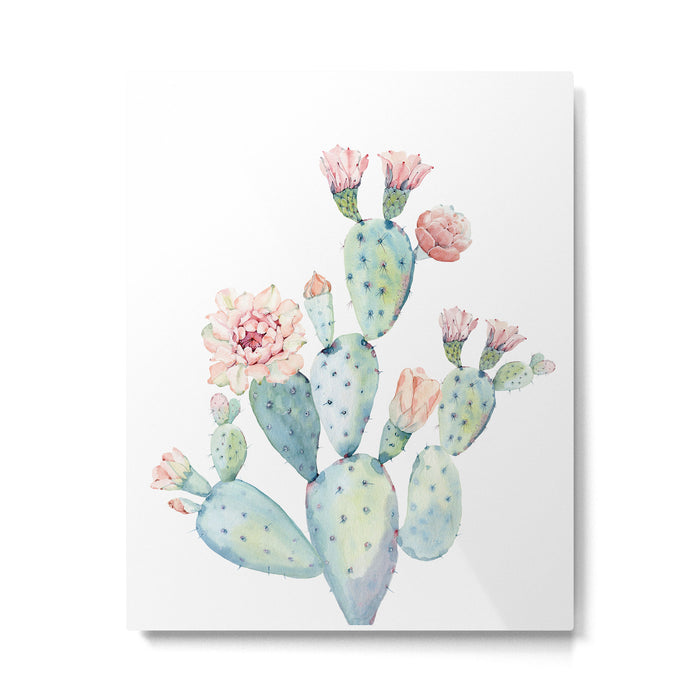 Cactus 2  White #society6 #buyart Metal Print Gallery Image 1