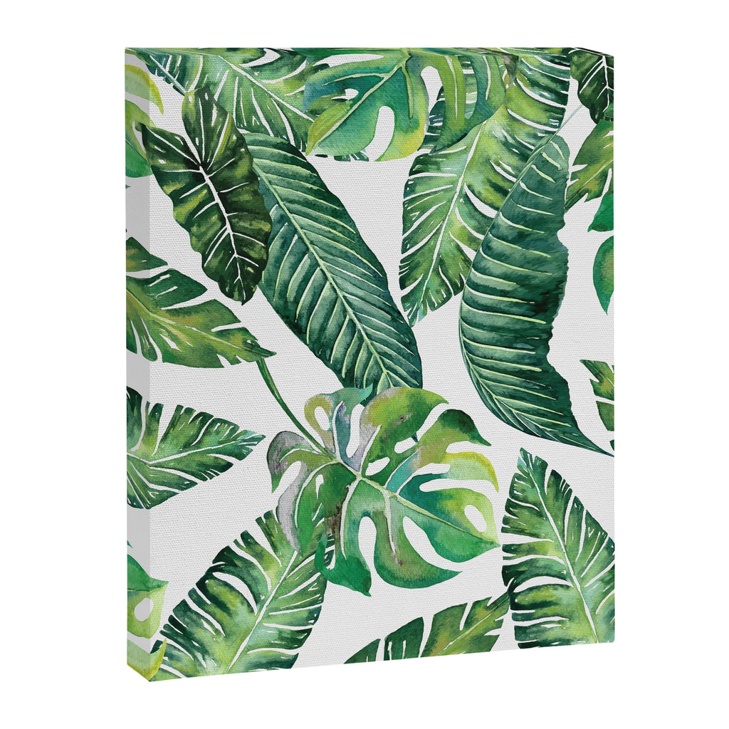 Jungle Leaves, Banana, Monstera #society6 Canvas Print Gallery Image 8