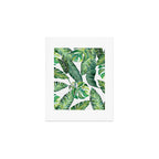 Jungle Leaves, Banana, Monstera #society6 Art Print Gallery Image 1
