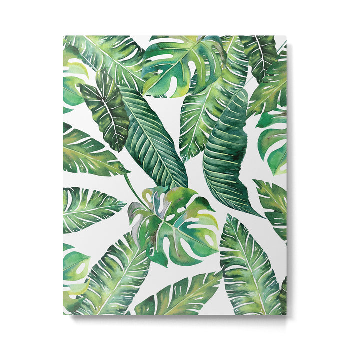 Jungle Leaves, Banana, Monstera #society6 Metal Print Gallery Image 1