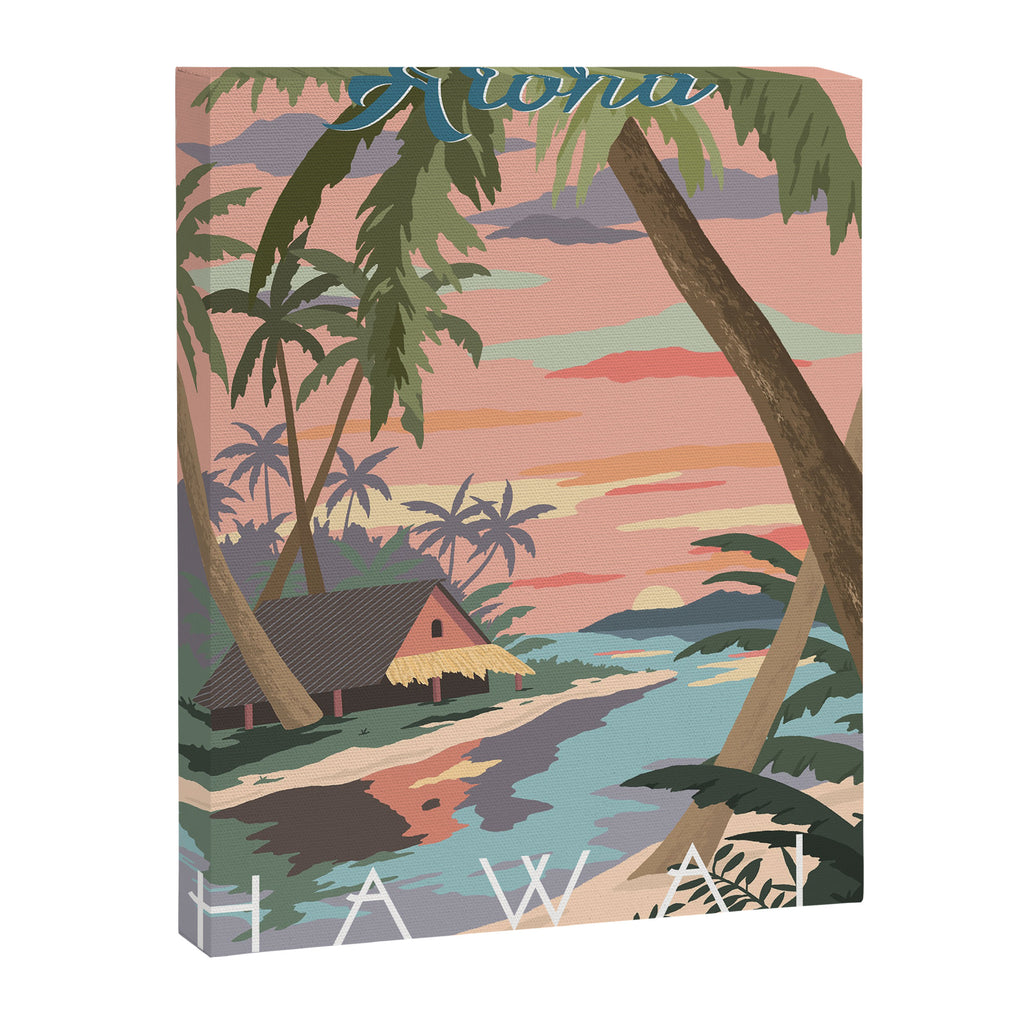 Aloha Hawaii Travel Poster Canvas Print Gallery Image 6