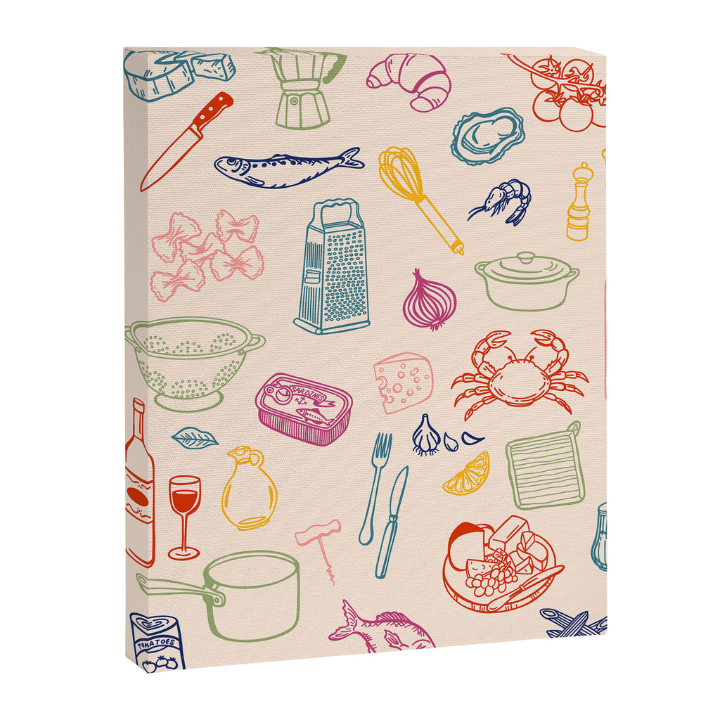 Kitchen Ingredient Art Print Canvas Print Gallery Image 6