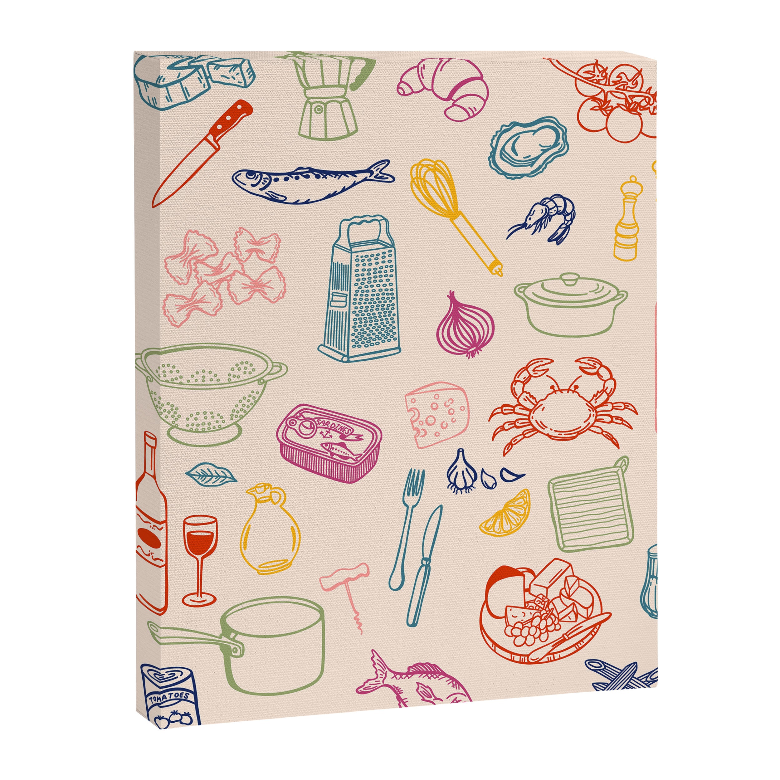 Kitchen Ingredient Art Print Canvas Print Gallery Image 6