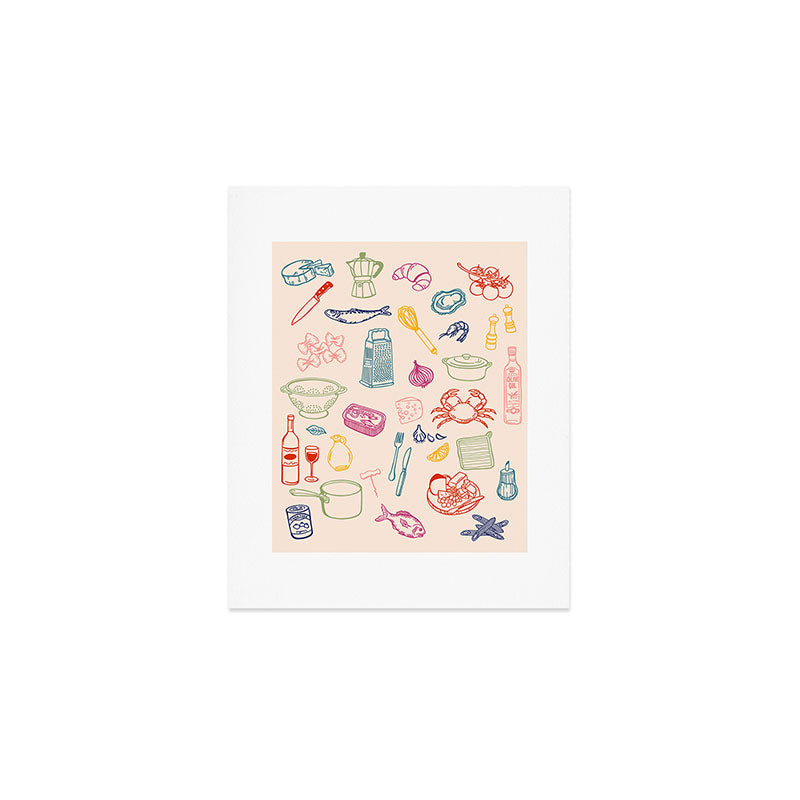 Kitchen Ingredient Art Print Art Print Gallery Image 1