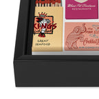 Vintage Matchbook Collage Art Print Framed Canvas Print Gallery Image 3