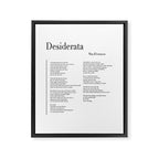 Desiderata by Max Ehrmann  Framed Canvas Print Gallery Image 3