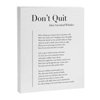 Donât Quit by John Greenleaf Whittier Canvas Print Gallery Image 8