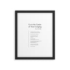 Go to the Limits of Your Longing by Rainer Maria Rilke Framed Art Print Gallery Image 6