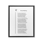 If by Rudyard Kipling Framed Canvas Print Gallery Image 8