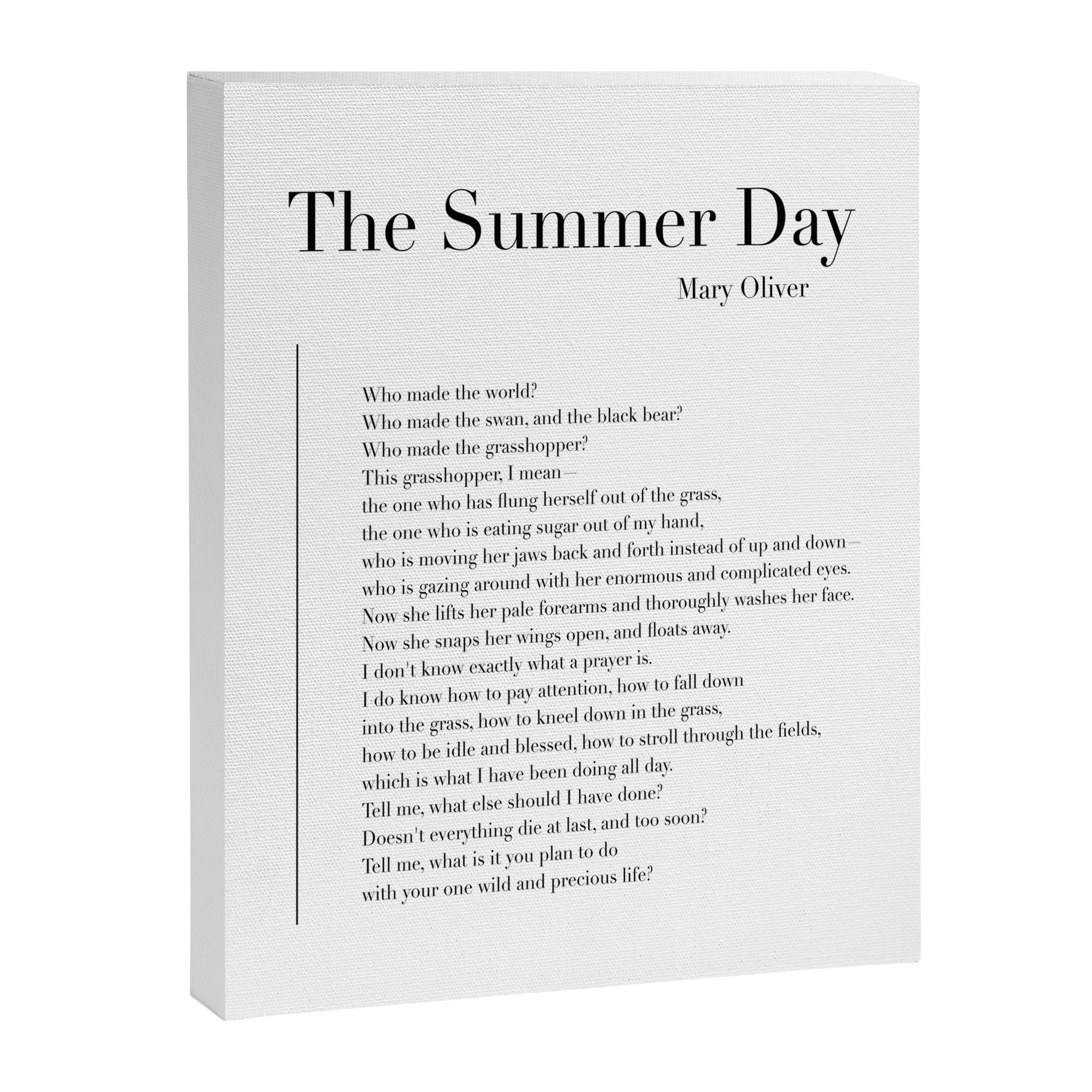 The Summer Day Canvas Print Gallery Image 3