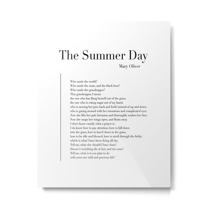 The Summer Day Metal Print Gallery Image 1