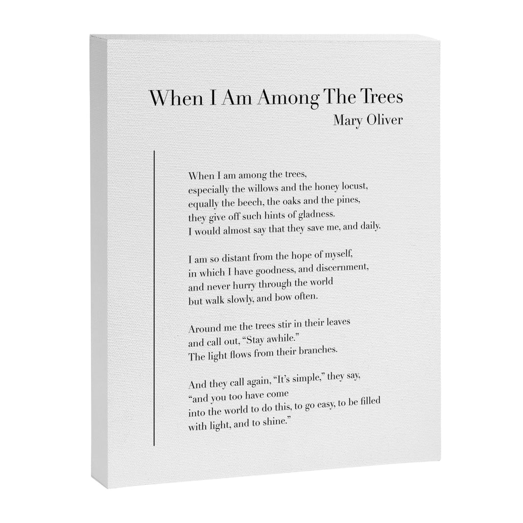 When I Am Among The Trees Canvas Print Gallery Image 8