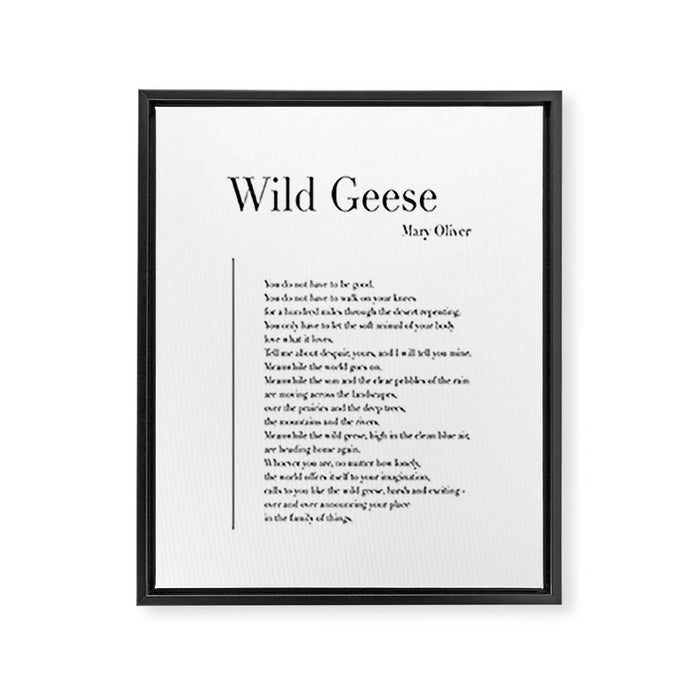 Wild Geese Framed Canvas Print Gallery Image 1