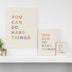 You Can Do Hard Things Canvas Print Gallery Image 3