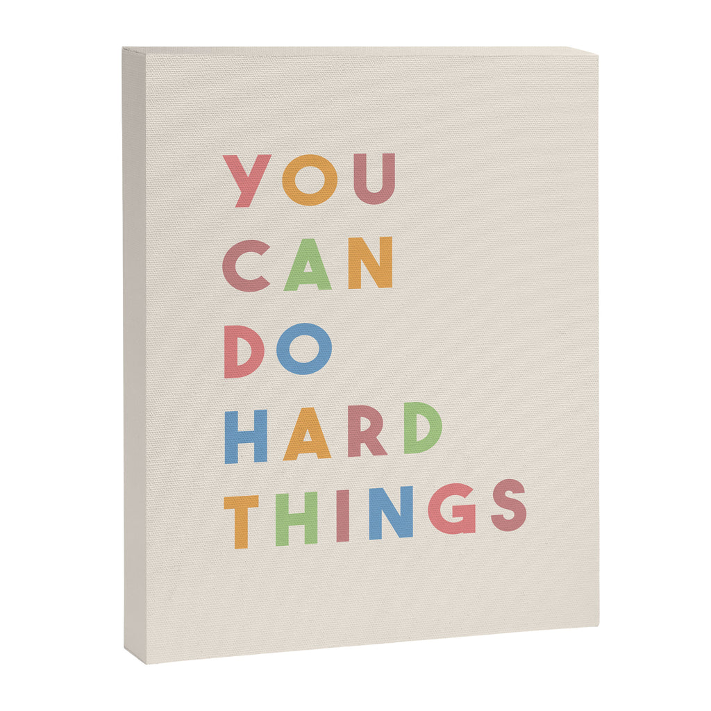 You Can Do Hard Things Canvas Print Gallery Image 3