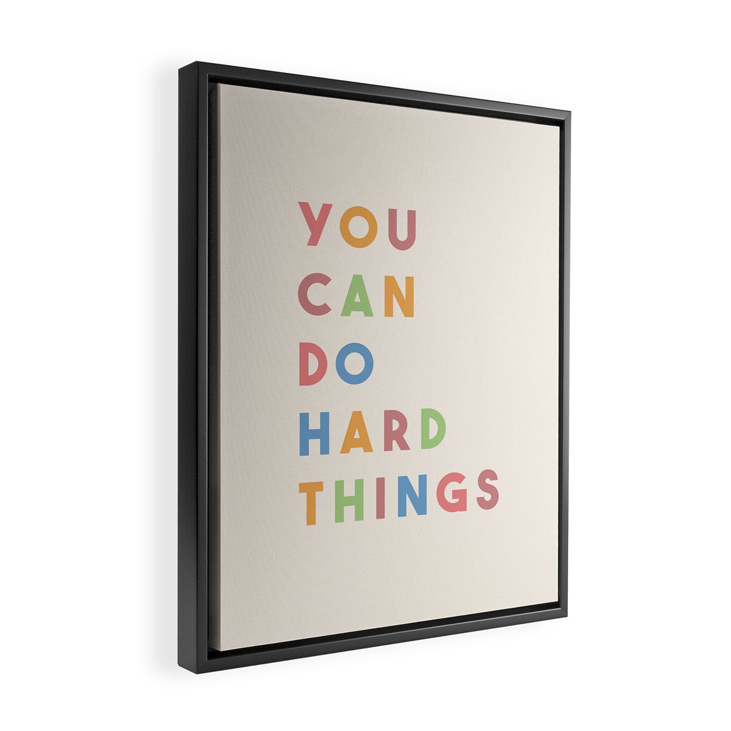 You Can Do Hard Things Framed Canvas Print Gallery Image 2