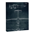 CESSNA 172 - First flight 1955 Canvas Print Gallery Image 6