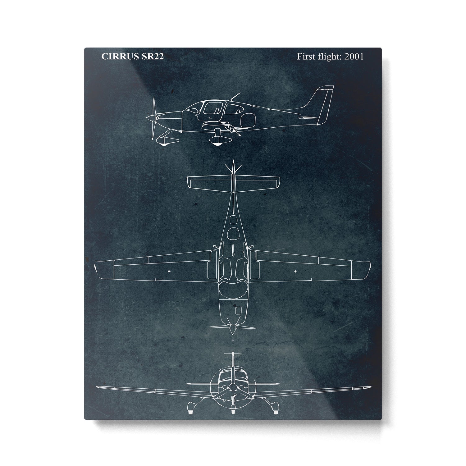 CIRRUS SR22 - First flight 2001 Metal Print Gallery Image 4