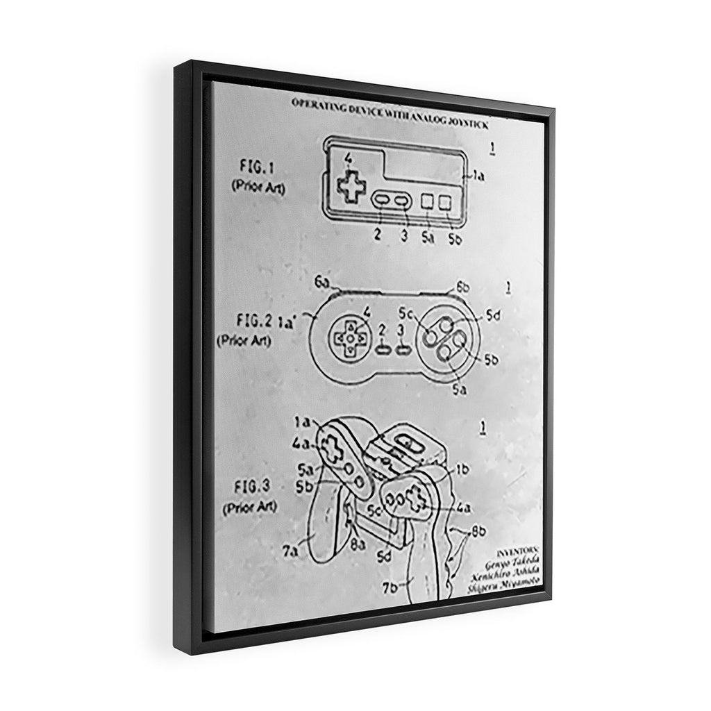 Game controller Framed Canvas Print Gallery Image 2