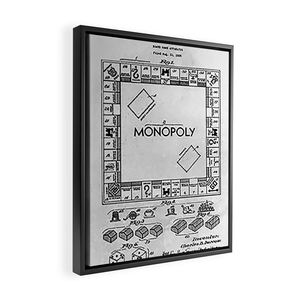 Monopoly Framed Canvas Print Gallery Image 2