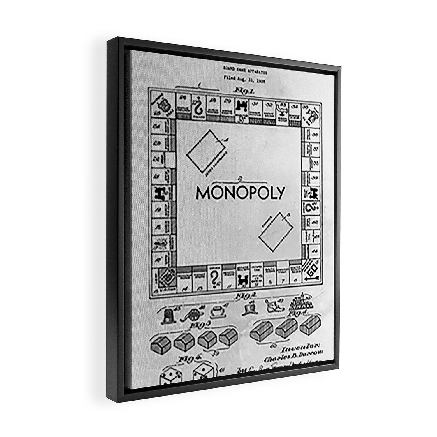 Monopoly Framed Canvas Print Gallery Image 2