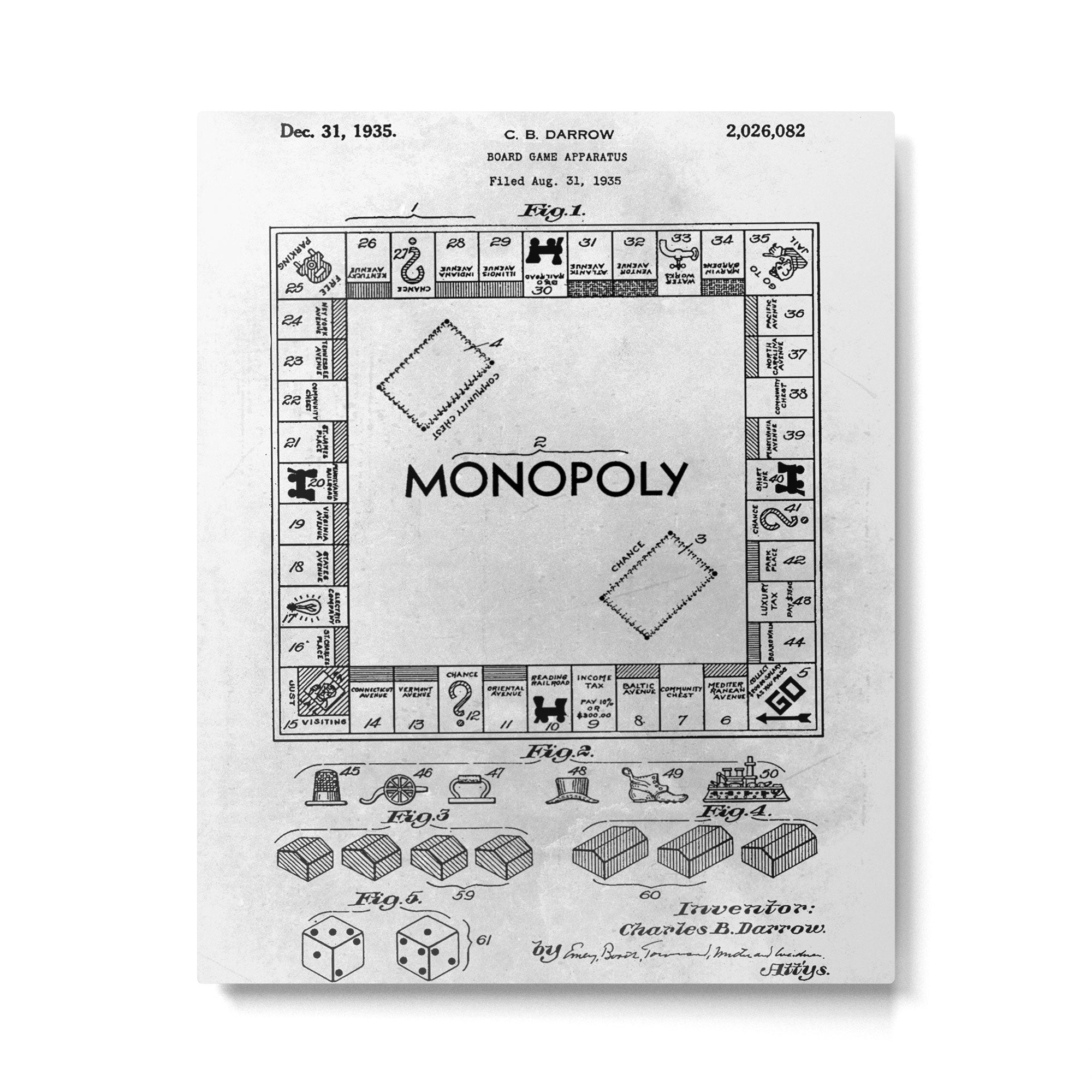 Monopoly Metal Print Gallery Image 4