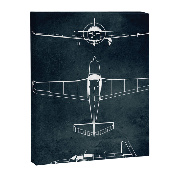 Mooney M20 - 1955 Canvas Print Gallery Image 1