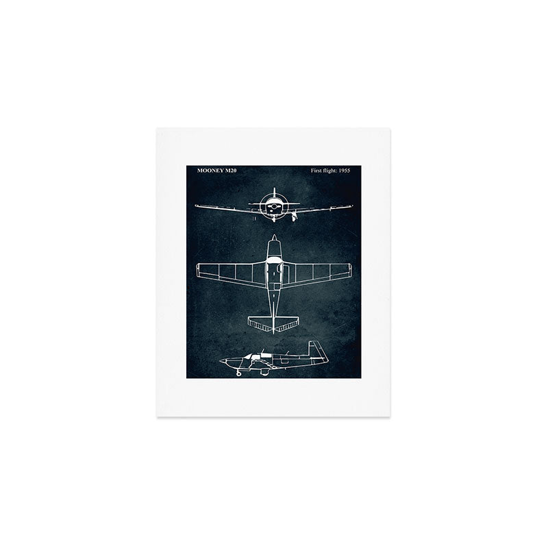 Mooney M20 - 1955 Art Print Gallery Image 1