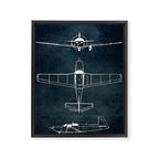 Mooney M20 - 1955 Framed Canvas Print Gallery Image 6