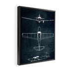 Mooney M20 - 1955 Framed Canvas Print Gallery Image 2