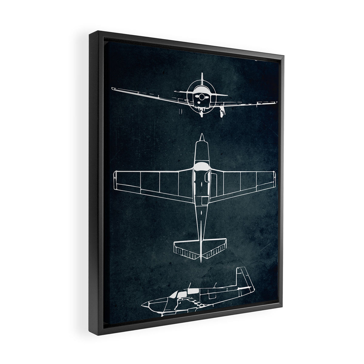 Mooney M20 - 1955 Framed Canvas Print Gallery Image 2