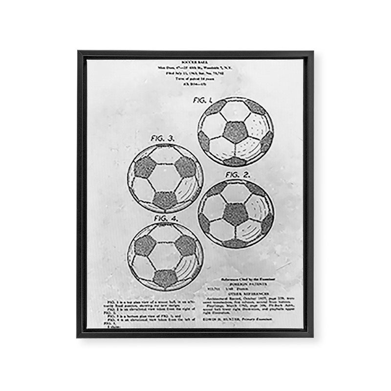 Soccer Ball Framed Canvas Print Gallery Image 6