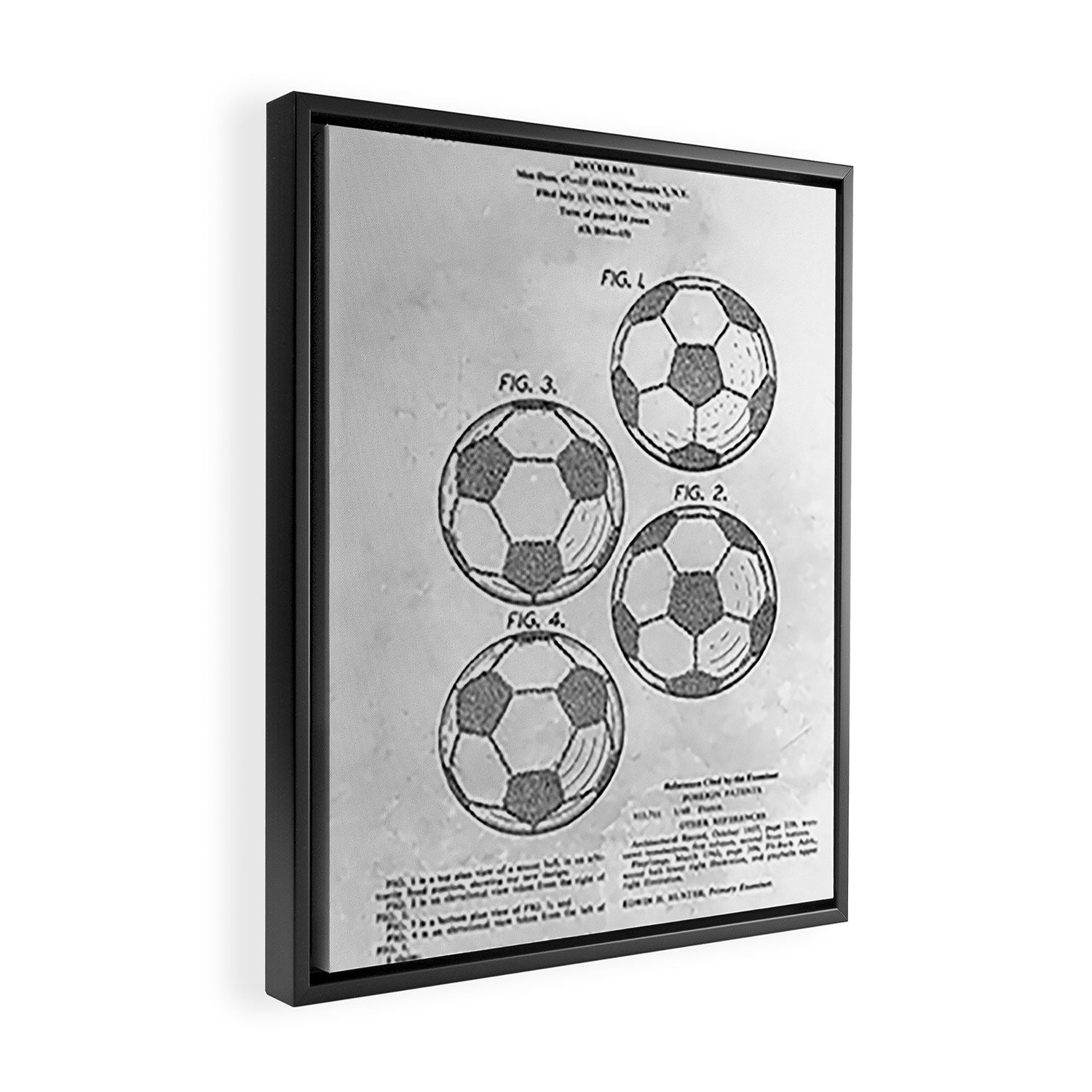 Soccer Ball Framed Canvas Print Gallery Image 2