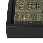 Beautiful sunset in town | sky | bling | diamonds | glitter | sparkle | city | architecture Framed Canvas Print Gallery Image 3
