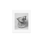 DIAMOND TEARS (b/w) | collage art by Yana Potter | black and white | sculpture | mythology | bling and shine Art Print Gallery Image 1