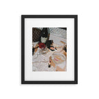 GIRLS PARTY - aesthetic glitter collage art work, weekend vibes, glamour and chick , luxury vibes. Framed Art Print Gallery Image 5
