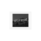 HOLLYWOOD SIGN | digital collage artwork | glitter shine | sparkle art | California | Los Angeles  Art Print Gallery Image 1