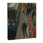 MAGIC PEOPLE VOL.2 - digital artwork by Yana Potter, glitter artist. Style and glam , diamonds.  Canvas Print Gallery Image 6