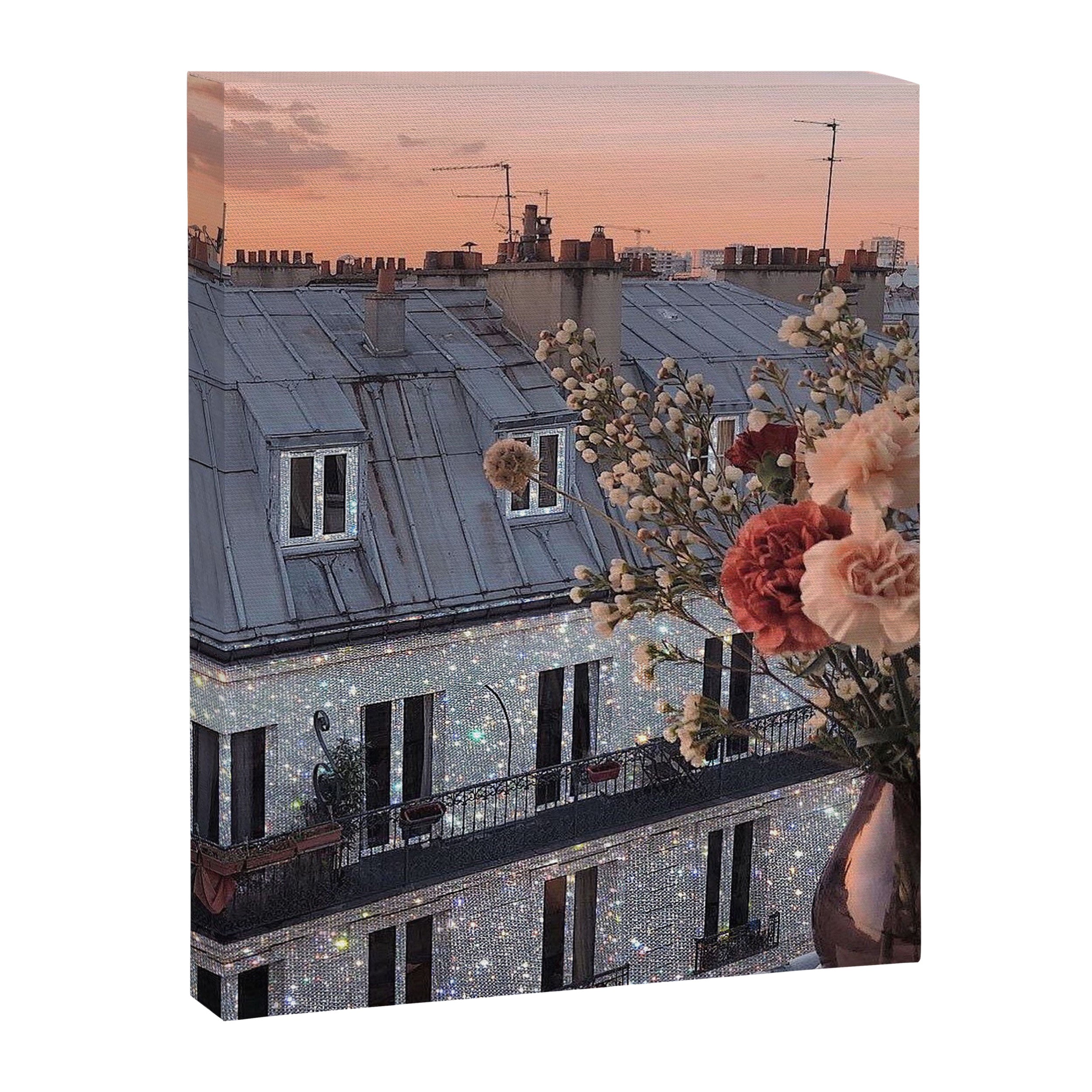 PARIS (vol.1) | Parisian | France | Europe | beautiful buildings | street | glitter | shiny | bling  Canvas Print Gallery Image 3