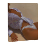 SO READY FOR THE SUMMER | collage | body | summer | sunshine | tan | legs | elegant | glitter  Canvas Print Gallery Image 6