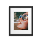 SUMMER VOL.1 - digital artwork by Yana Potter, holidays mood, weekend, stars shining, diamonds.  Framed Art Print Gallery Image 6