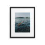 THE DIVE | summer | swim | ocean | waves | blue | summer | swim | sea | bling | shining | glitter |  Framed Art Print Gallery Image 5