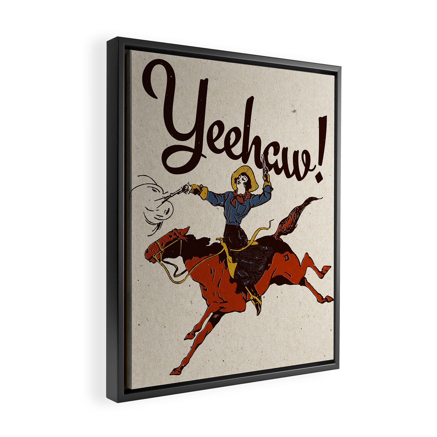 Yeehaw! Framed Canvas Print Gallery Image 2