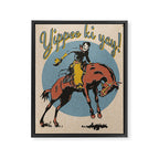 Yippee ki yay! Framed Canvas Print Gallery Image 6